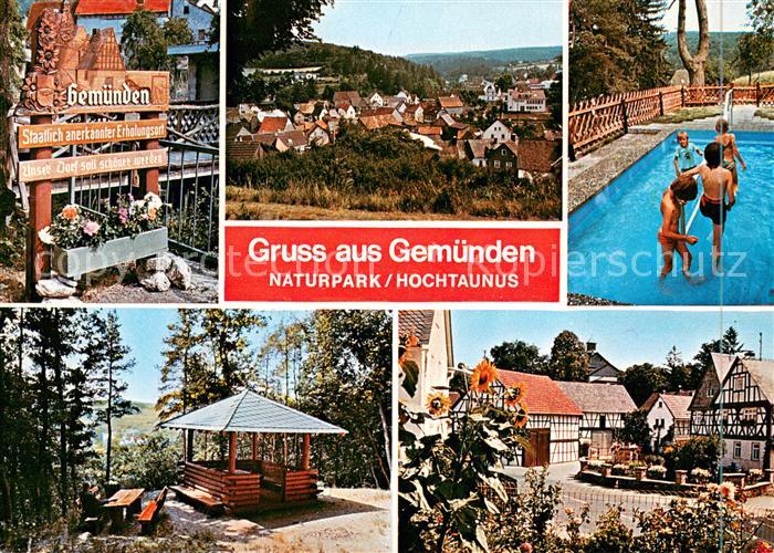 Gemuenden Taunus Gasthof Pension Zur Sonne Luftkurort Naturpark Hochtaunus Wasse
