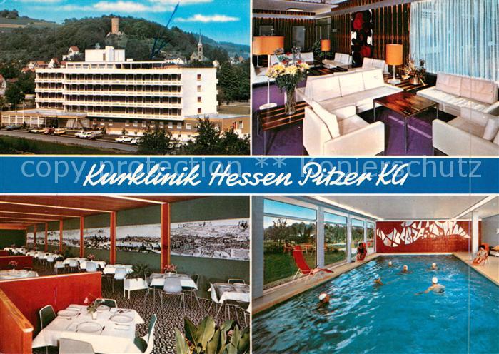 Bad Soden-Salmuenster Kurklinik Hessen Restaurant Hallenbad Aufenthaltsraum
