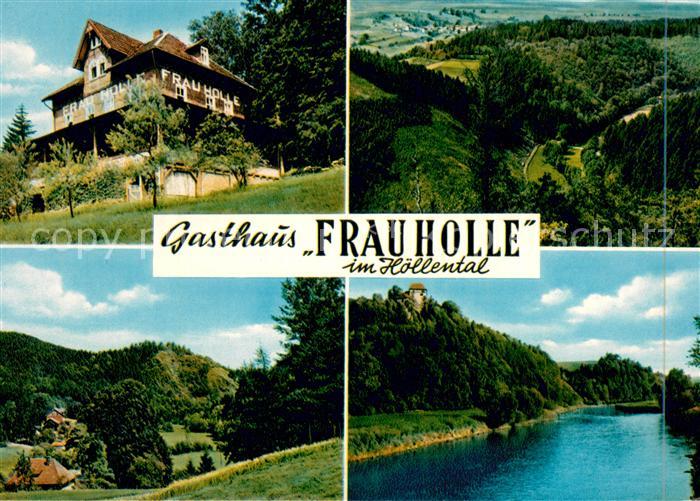 Abterode Gasthaus Frau Holle im Hoellental Landschaftspanorama