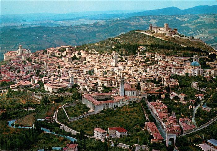 Assisi Umbria Fliegeraufnahme