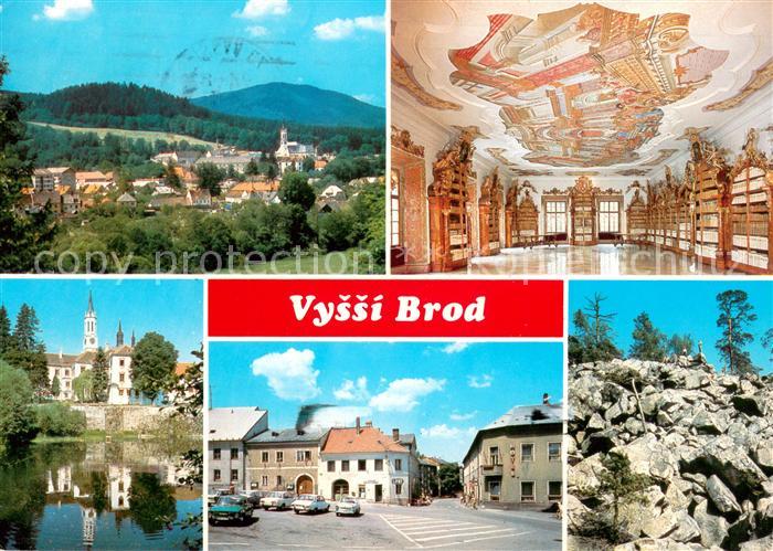 Vyssi Brod Panorama Klasterni knihovna Statni klaster Vyssi Brod Namesti 25 unor