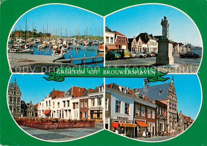 Brouwershaven Bootshafen Monument Ortsmotive