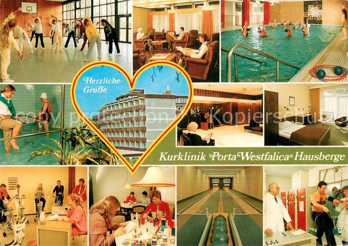 Porta Westfalica Kurklinik Porta Westfalica Hausberge Sporthalle Lesezimmer Hall
