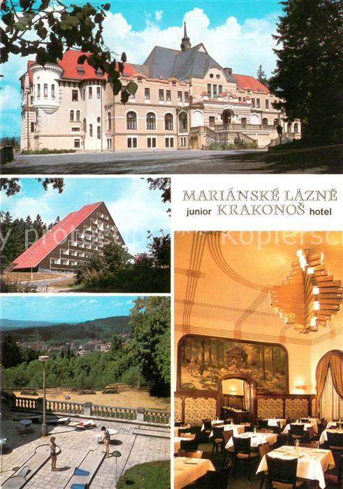 Marianske Lazne Junior Krakonos Hotel Minigolf Speisesaal