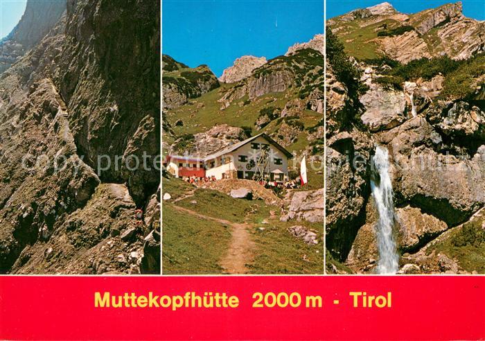 Imst Tirol Muttekopfhuette Wasserfall