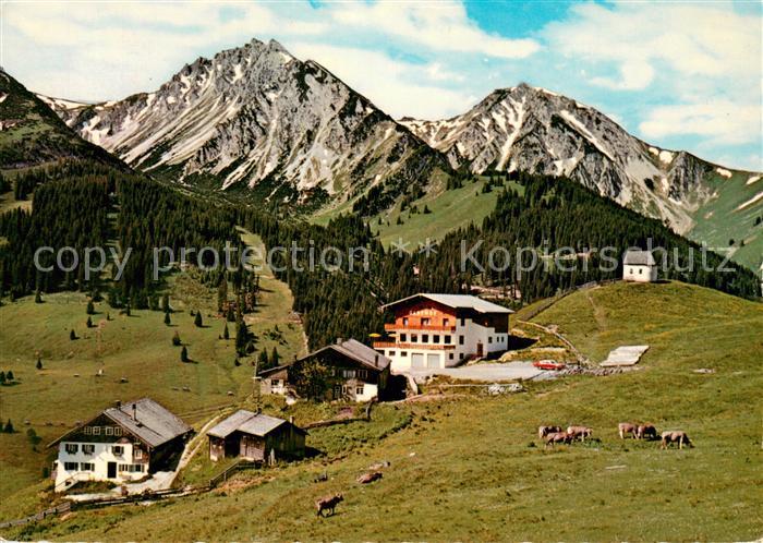 Zoeblen Gasthof Zugspitzblick mit Pontenund Bscheisser