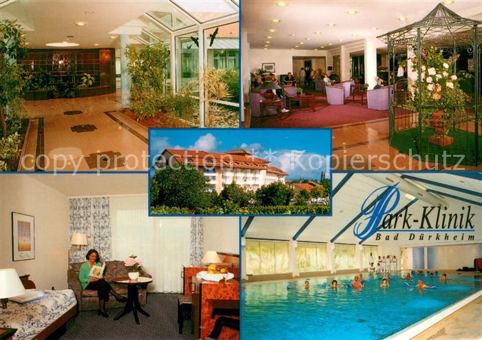 Bad Duerkheim Park Klinik Bad Duerkheim Rezeption Foyer Zimmer Hallenbad