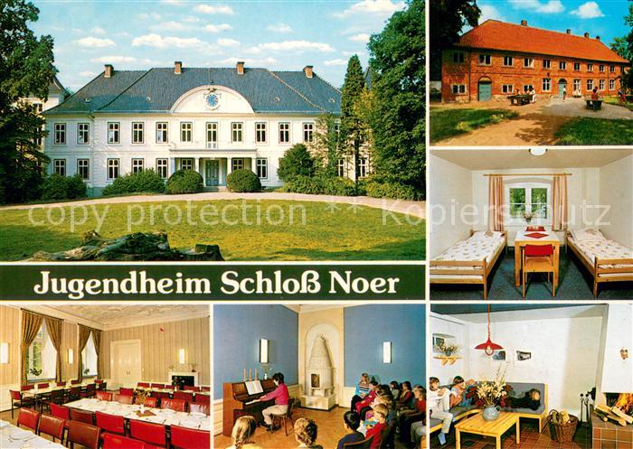 Noer Jugendheim Schloss Noer Zimmer Speisesaal Musikzimmer