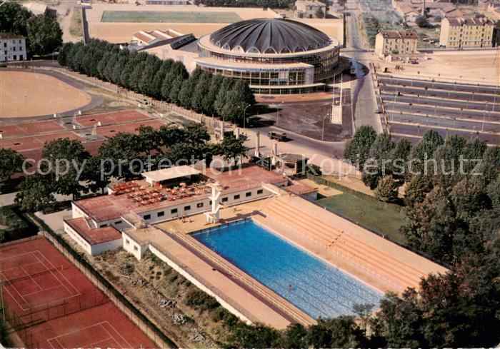 Lyon France Piscine et Palais des Sports Vue aerienne