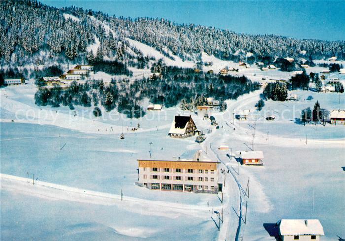 La Feclaz Vue partielle aerienne de la Station