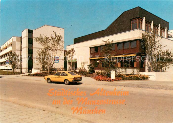 Muenchen Bayern Staedtisches Altenheim Manzostrasse