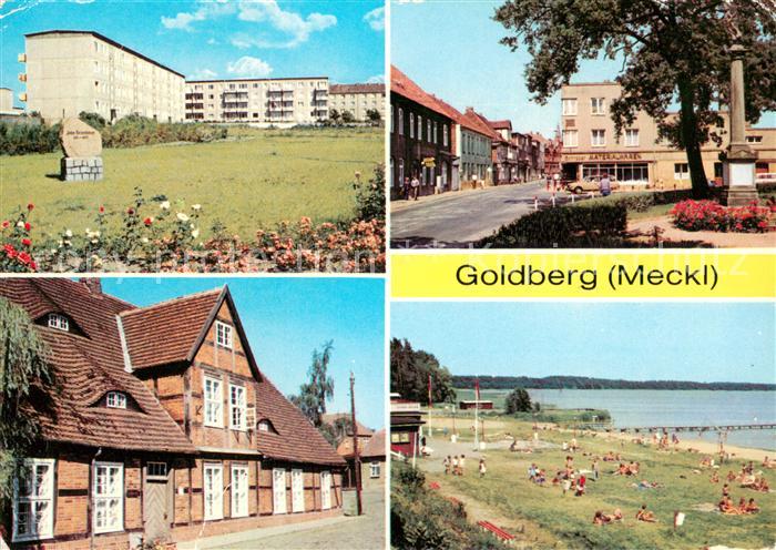 Goldberg Mecklenburg John Brinckmann Strasse Kreisheimatmuseum Strasse des Fried