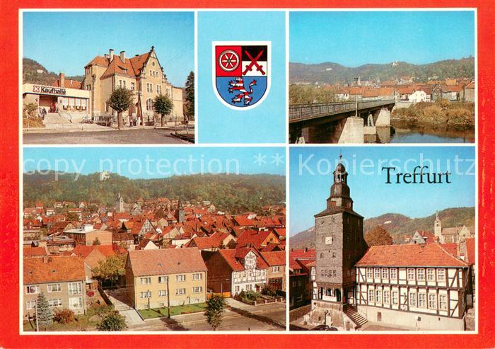 Treffurt Werra Kaufhalle Polytechnische Oberschule Werrabruecke uebersicht Ratha