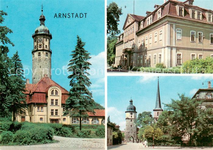 Arnstadt Ilm Neideckturm Schloss jetzt Kunst- und Heimatmuseum Riedtor