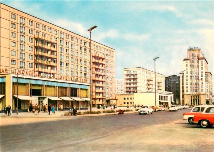 BERLIN  CITY Karl Marx Allee Hauptstadt der DDR