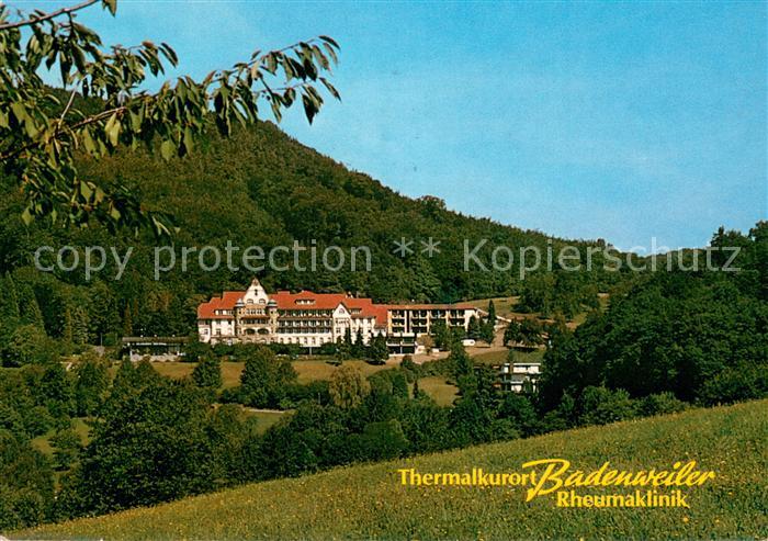 BADENWEILER BW Rheumaklinik Thermalkurort Markgraeflerland Schwarzwald