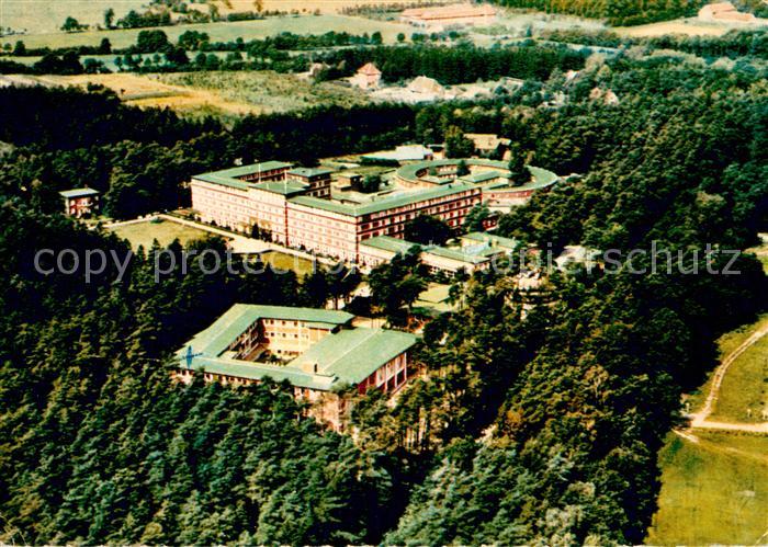 Bad Bramstedt Sol- und Moorbad Neues Kurhaus Fliegeraufnahme