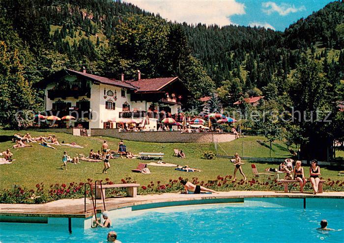 Bayrischzell Cafe Restaurant Pension Zellerstueberl Freibad Liegewiese