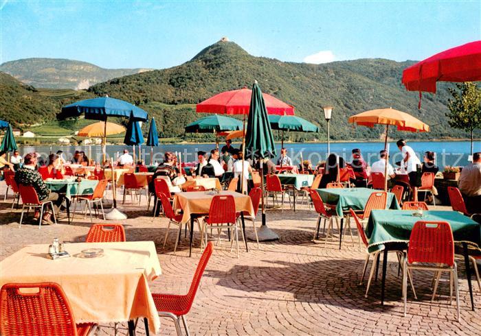 Kalterer See Suedtirol Hotel Pension Seegarten Terrasse
