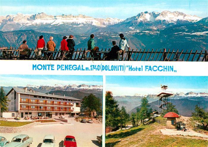 Monte Penegal Hotel Facchin Fernsicht Alpenpanorama