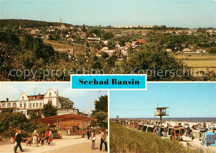 Bansin Ostseebad Bansin Dorf FDGB Erholungsheim Josef Orlopp Strand