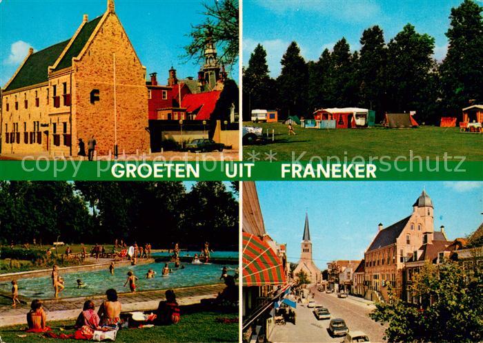 Franeker Motive Innenstadt Freibad Campingplatz