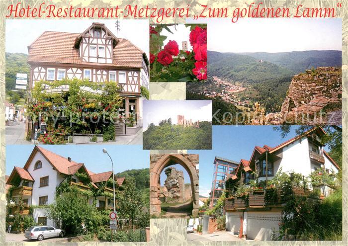Ramberg Hotel Restaurant Metzgerei Zum goldenen Lamm Landschaftspanorama