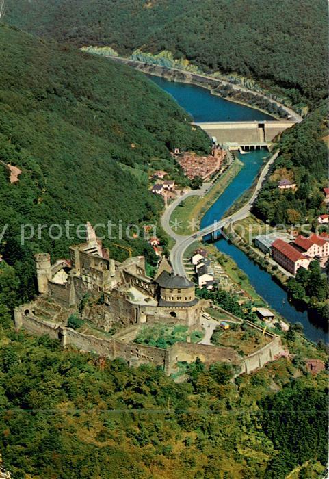 Vianden Chateau vue aérienne