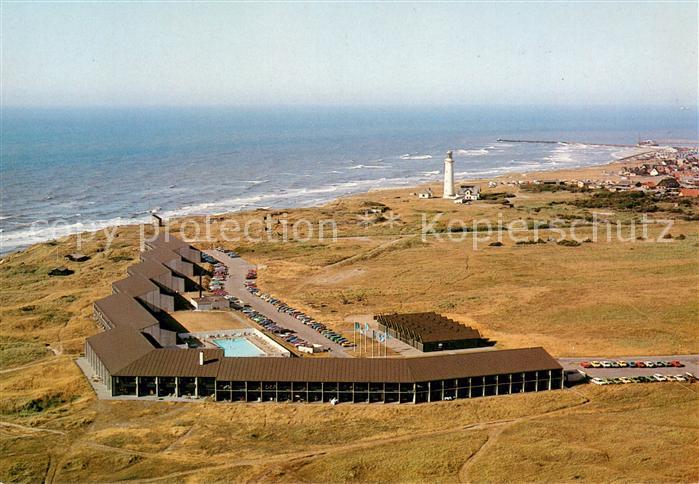 Hirtshals Ferienhotel Fyrklit Leuchtturm Fliegeraufnahme