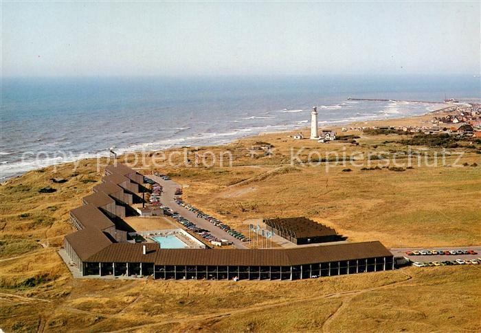 Hirtshals Ferienhotel Fyrklit Leuchtturm Fliegeraufnahme