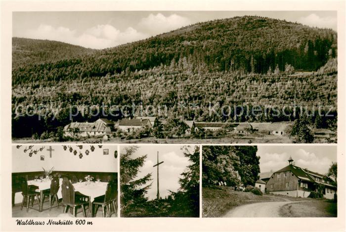 Waldmuenchen Waldhaus Neuhuette Panorama Gaststube Panorama