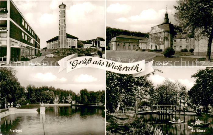 Wickrath Kamp-Lintfort Pfarrkirche Schloss Freibad Halbinsel