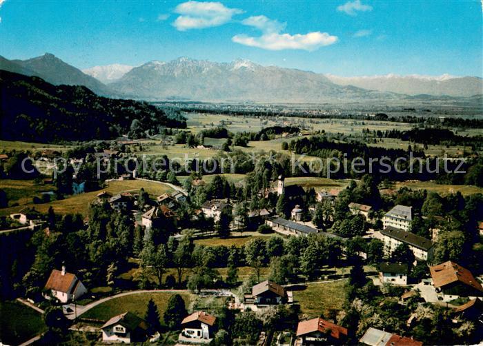 Bad Heilbrunn Fliegeraufnahme mit Herzogstand