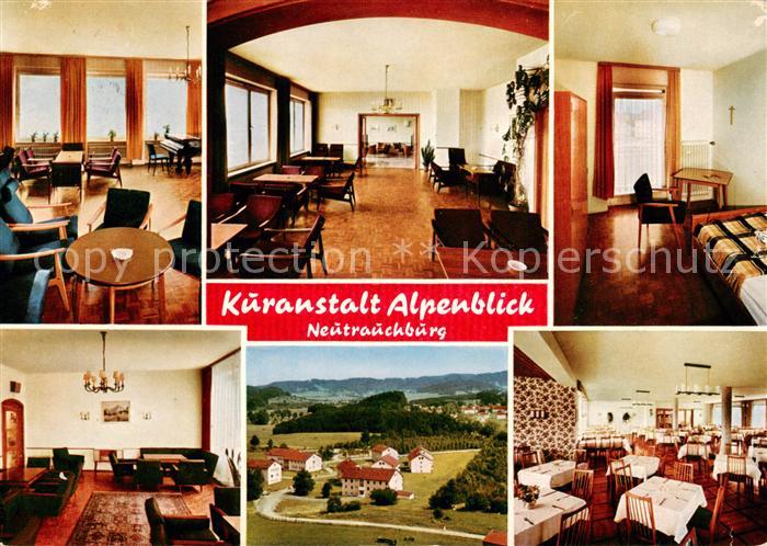 Neutrauchburg Kuranstalt Alpenblick Gastraeume Panorama