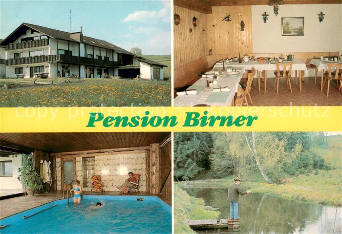 Kirchdorf Wald Pension Birner Gastraum Hallenbad Angeln