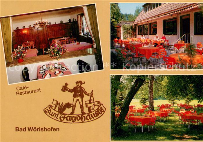 Bad Woerishofen Cafe Restaurant Zum Jagdhaeusle Gaststube Gartenterrasse