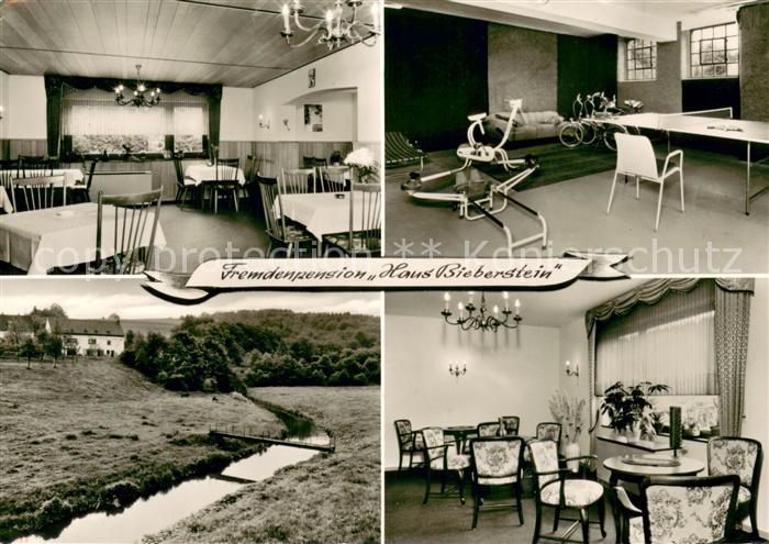 Wiehl Oberbergischer Kreis Fremdenpension Haus Biberstein Gastraeume Fitnessraum