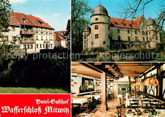 Mitwitz Hotel Gasthof Wasserschloss Mitwitz Gastraum