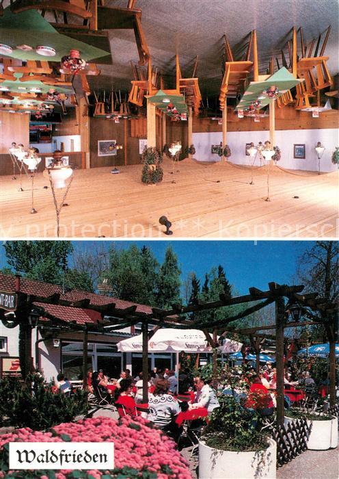 Hebertshausen Gaststaette Waldfrieden Restaurant Terrasse