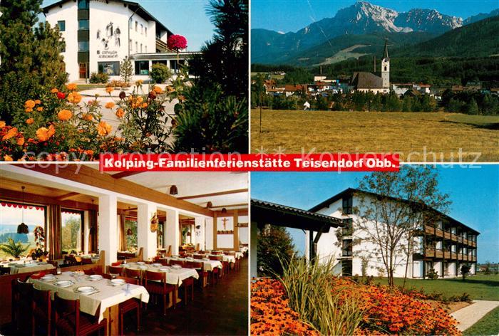 Teisendorf Oberbayern Kolping Familienferienstaette Gastraum Panorama