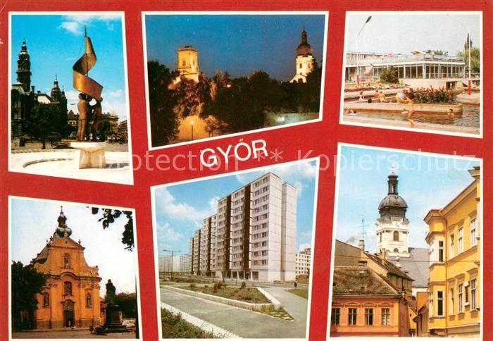 Gyoer Orts und Teilansichten