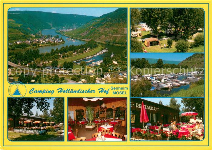 Senheim-Senhals Campingplatz Hollaendischer Fliegeraufnahme Restaurant Terrasse