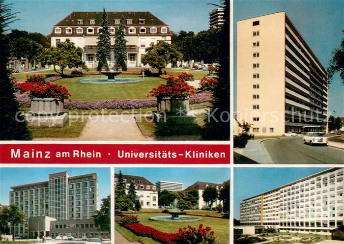 Mainz Rhein Universitaets Kliniken Teilansichten