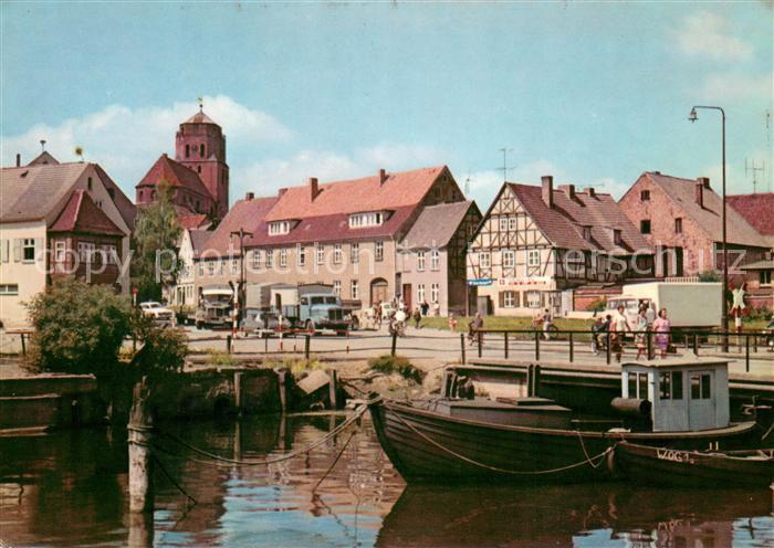 Wolgast Mecklenburg-Vorpommern Partie am Hafen