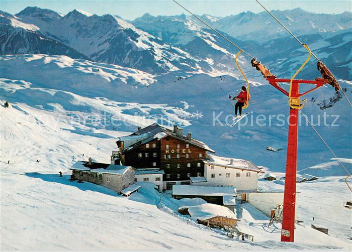 Kitzbuehel Tirol Alpenhaus und Trattalm Sessellift