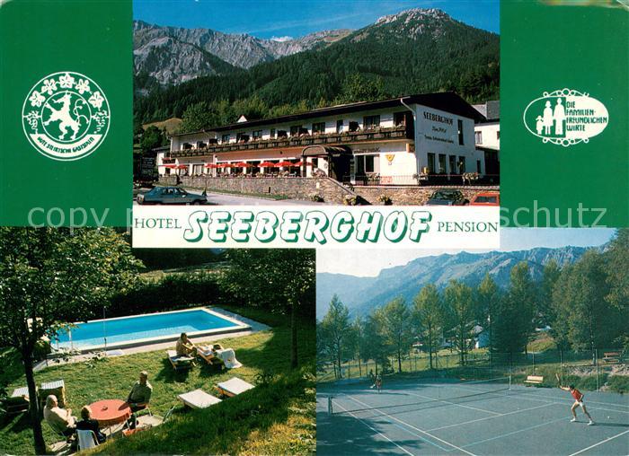 Seewiesen Hotel Seebergerhof Pension Pool Tennisplatz