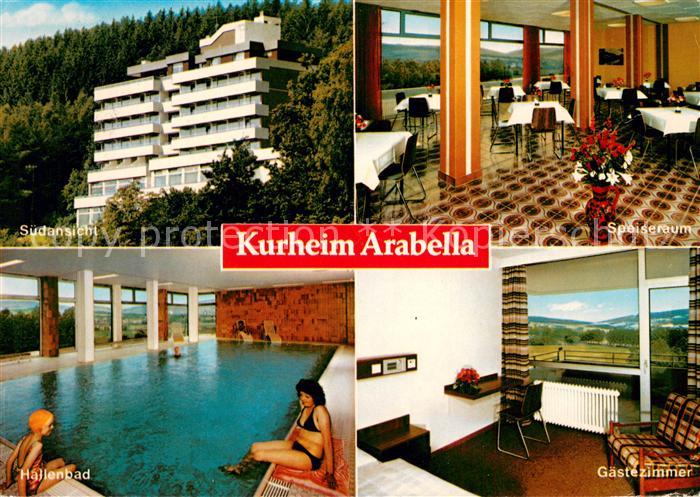 Bad Soden-Salmuenster Kurheim Arabella Speisesaal Hallenbad Gaestezimmer