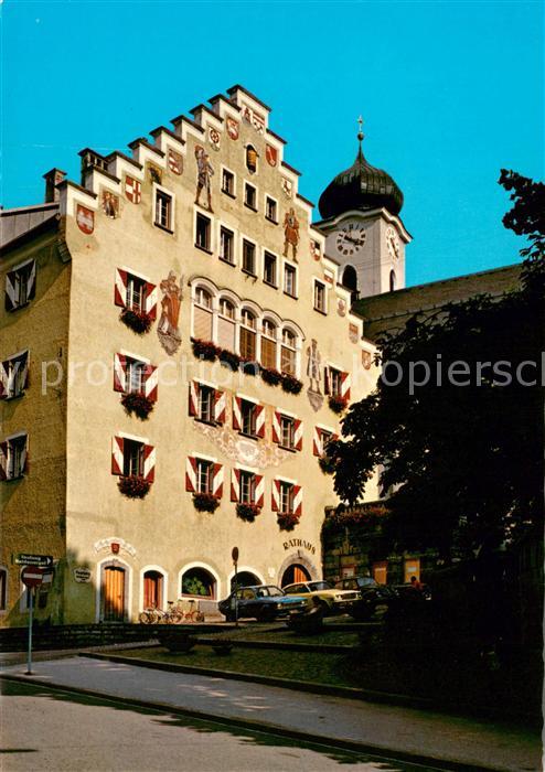 Kufstein Tirol Mittelalterliches Rathaus Unterer Stadtplatz