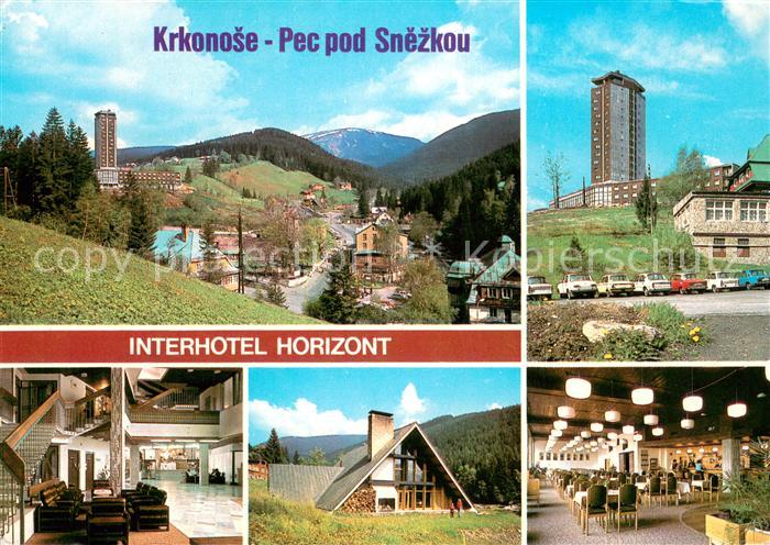 Pec pod Snezkou Panorama Interhotel Horizont Vstupni hala Restaurace Kovarna Kav