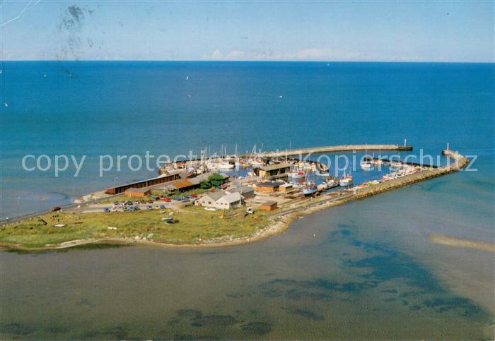 Oster Hurup Havnen Fliegeraufnahme